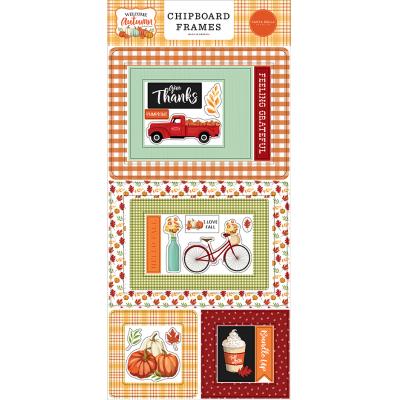 Carta Bella Welcome Autumn Sticker - Chipboard Frames